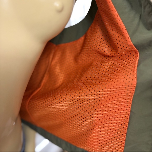 No Boundaries Olive Vest with Bright Orange Hood jeans not included - Picture 7 of 10